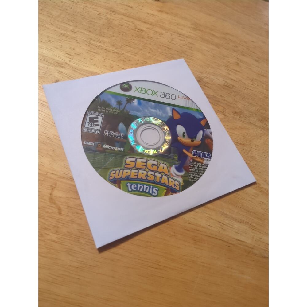 Sega Superstars Tennis (Microsoft Xbox 360, 2008) Disc Only